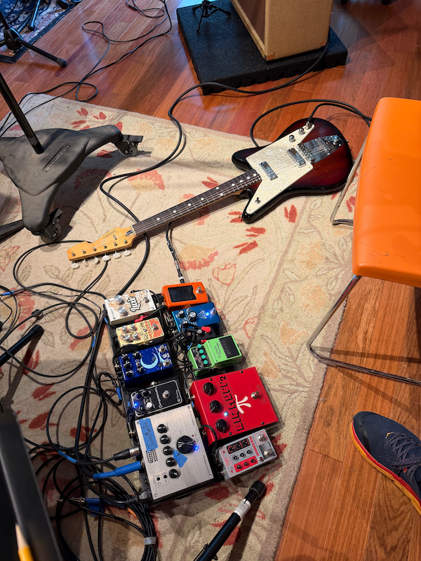 Making progress in the studio